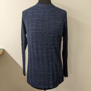 St. John’s Bay blue lightweight mock neck sweater size XL